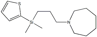Hexahydro-1-[3-[dimethyl(2-thienyl)silyl]propyl]-1H-azepine Structure