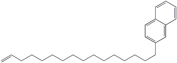 2-(15-Hexadecenyl)naphthalene Structure