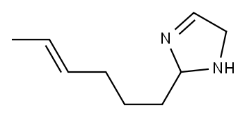 2-(4-Hexenyl)-3-imidazoline Structure