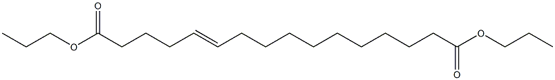 5-Hexadecenedioic acid dipropyl ester 结构式