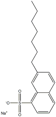 7-Heptyl-1-naphthalenesulfonic acid sodium salt
