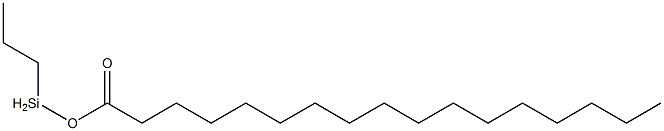 Heptadecanoic acid propylsilyl ester