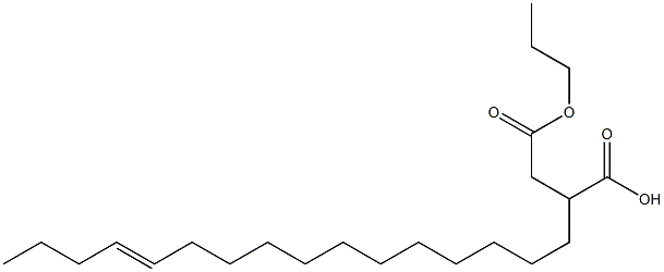 2-(12-Hexadecenyl)succinic acid 1-hydrogen 4-propyl ester Structure