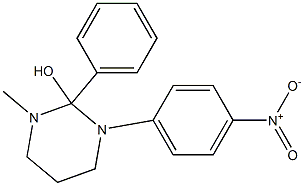 Hexahydro-1-methyl-2-phenyl-3-(4-nitrophenyl)pyrimidin-2-ol|