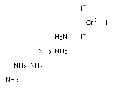 Hexamminechromium(III) iodide Structure