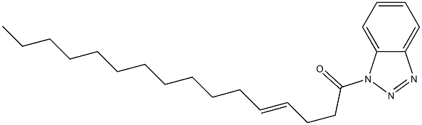 1-(4-Hexadecenoyl)-1H-benzotriazole Structure