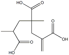 1-Hexene-2,4,6-tricarboxylic acid 4,6-dimethyl ester Structure
