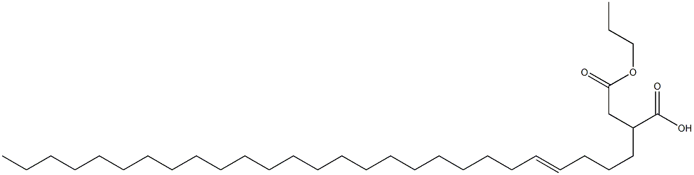 2-(4-Heptacosenyl)succinic acid 1-hydrogen 4-propyl ester Structure