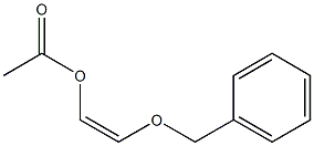 Acetic acid (Z)-2-(benzyloxy)vinyl ester
