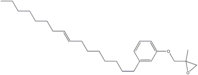 3-(8-Hexadecenyl)phenyl 2-methylglycidyl ether Structure