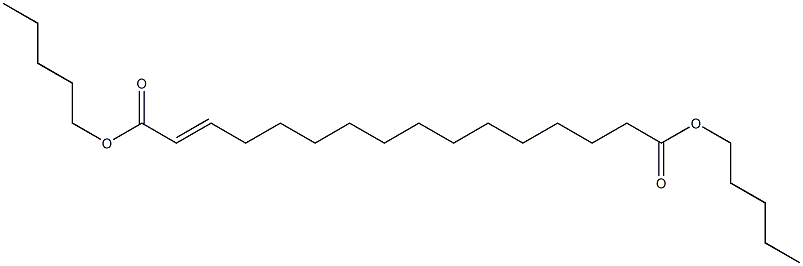 2-Hexadecenedioic acid dipentyl ester|