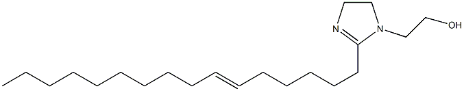 2-(6-Hexadecenyl)-2-imidazoline-1-ethanol Structure