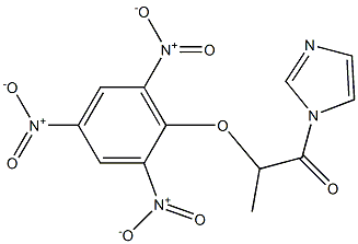 1-(1H-Imidazol-1-yl)-2-(2,4,6-trinitrophenoxy)-1-propanone|