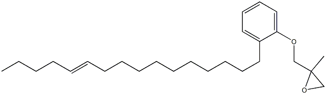 2-(11-Hexadecenyl)phenyl 2-methylglycidyl ether Structure