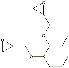 2,2'-[3,4-Heptanediylbis(oxymethylene)]bis(oxirane) Structure