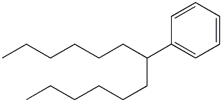 (1-Hexylheptyl)benzene. 结构式