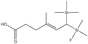 4-Hexenoic acid, 4-methyl-6-(fluorodimethylsilyl)-6-trimethylsilyl-