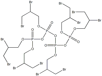 HEXAKIS(2,3-DIBROMOPROPYL)TETRAPHOSPHATE Structure