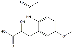 3-(2-ACETAMIDO-5-METHOXYPHENYL)-2-HYDROXYPROPANOIC ACID