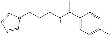 [3-(1H-imidazol-1-yl)propyl][1-(4-methylphenyl)ethyl]amine|
