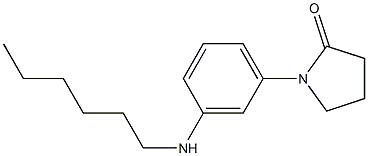 1-[3-(hexylamino)phenyl]pyrrolidin-2-one|