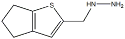 1-{4H,5H,6H-cyclopenta[b]thiophen-2-ylmethyl}hydrazine Structure
