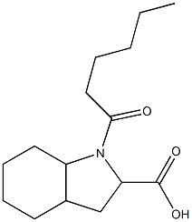 1-hexanoyl-octahydro-1H-indole-2-carboxylic acid