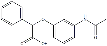 2-(3-acetamidophenoxy)-2-phenylacetic acid|