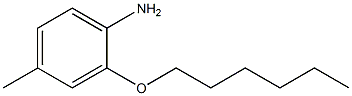2-(hexyloxy)-4-methylaniline Structure