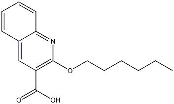 2-(hexyloxy)quinoline-3-carboxylic acid