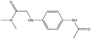 2-[(4-acetamidophenyl)amino]-N,N-dimethylacetamide