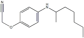 2-[4-(heptan-2-ylamino)phenoxy]acetonitrile