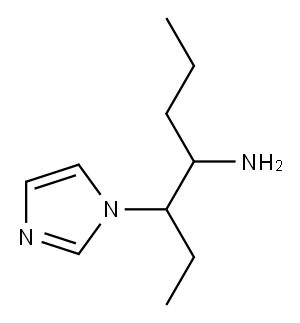 3-(1H-imidazol-1-yl)heptan-4-amine Structure