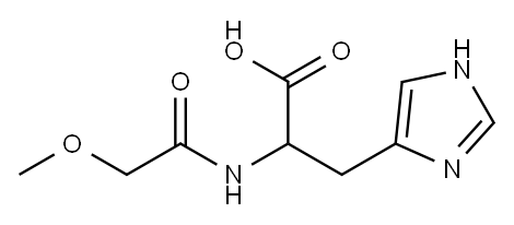 3-(1H-imidazol-4-yl)-2-[(methoxyacetyl)amino]propanoic acid