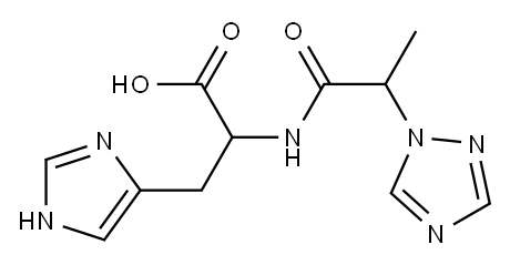 3-(1H-imidazol-4-yl)-2-[2-(1H-1,2,4-triazol-1-yl)propanamido]propanoic acid