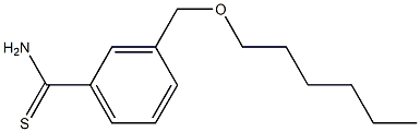 3-[(hexyloxy)methyl]benzene-1-carbothioamide|