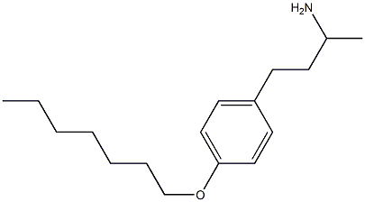 4-[4-(heptyloxy)phenyl]butan-2-amine