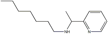 heptyl[1-(pyridin-2-yl)ethyl]amine Structure