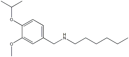 hexyl({[3-methoxy-4-(propan-2-yloxy)phenyl]methyl})amine