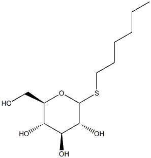 Hexyl -D-Thioglucopyranoside Structure