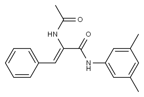 (Z)-2-(acetylamino)-N-(3,5-dimethylphenyl)-3-phenyl-2-propenamide