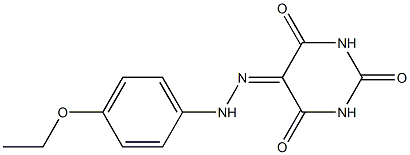 2,4,5,6(1H,3H)-pyrimidinetetrone 5-[N-(4-ethoxyphenyl)hydrazone]