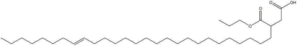 3-(19-Heptacosenyl)succinic acid 1-hydrogen 4-propyl ester