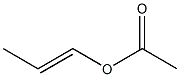 Acetic acid 1-propenyl ester Structure