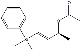 Acetic acid [(S,E)-1-(phenyldimethylsilyl)-1-buten-3-yl] ester