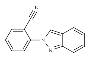 2-(2H-Indazole-2-yl)benzonitrile Structure