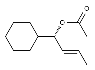 (-)-Acetic acid (S)-1-cyclohexyl-2-butenyl ester