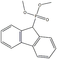 (9H-Fluoren-9-yl)phosphonic acid dimethyl ester Structure