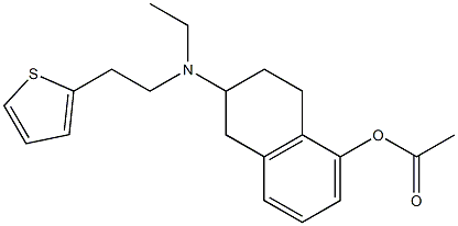 Acetic acid 2-[ethyl[2-(2-thienyl)ethyl]amino]tetralin-5-yl ester|
