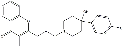 2-[3-[4-(p-Chlorophenyl)-4-hydroxypiperidino]propyl]-3-methylchromone